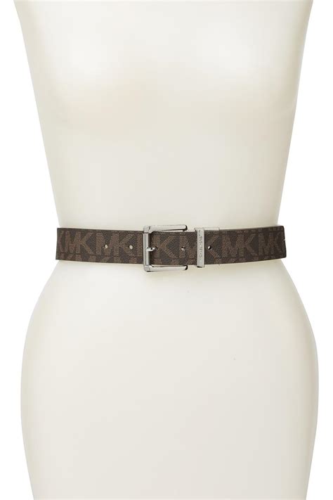 michael kors belted horizontal|michael kors reversible belt women's.